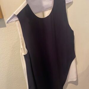 A.L.C. Elegant Cream and Black Top